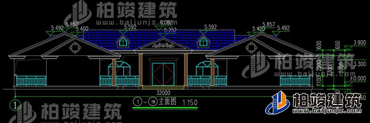 正立面图