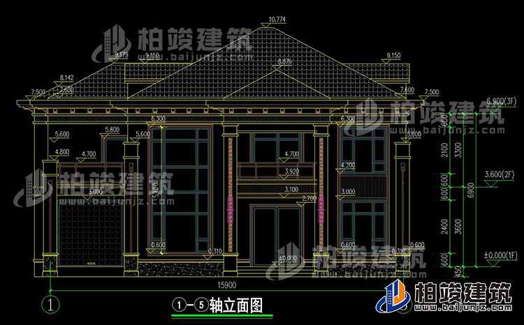 正立面图